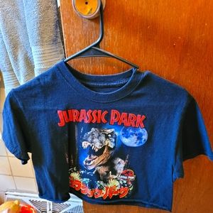 Jurassic Park crop top